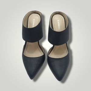 Express open back heels